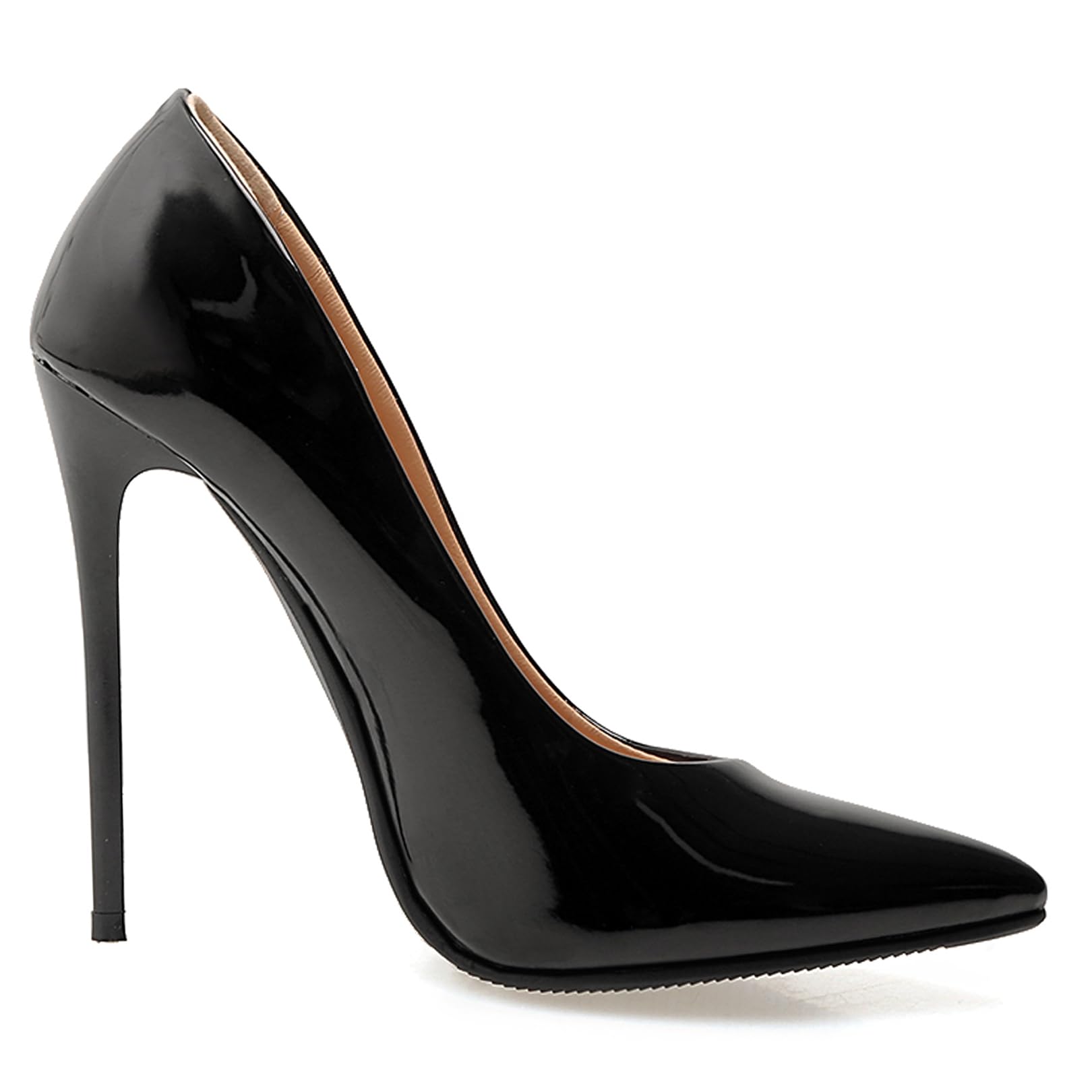 Asterisco Zapatos de Salón de Mujer Tacón Alto Puntiagudo Sin Cordones, Talla 33-51