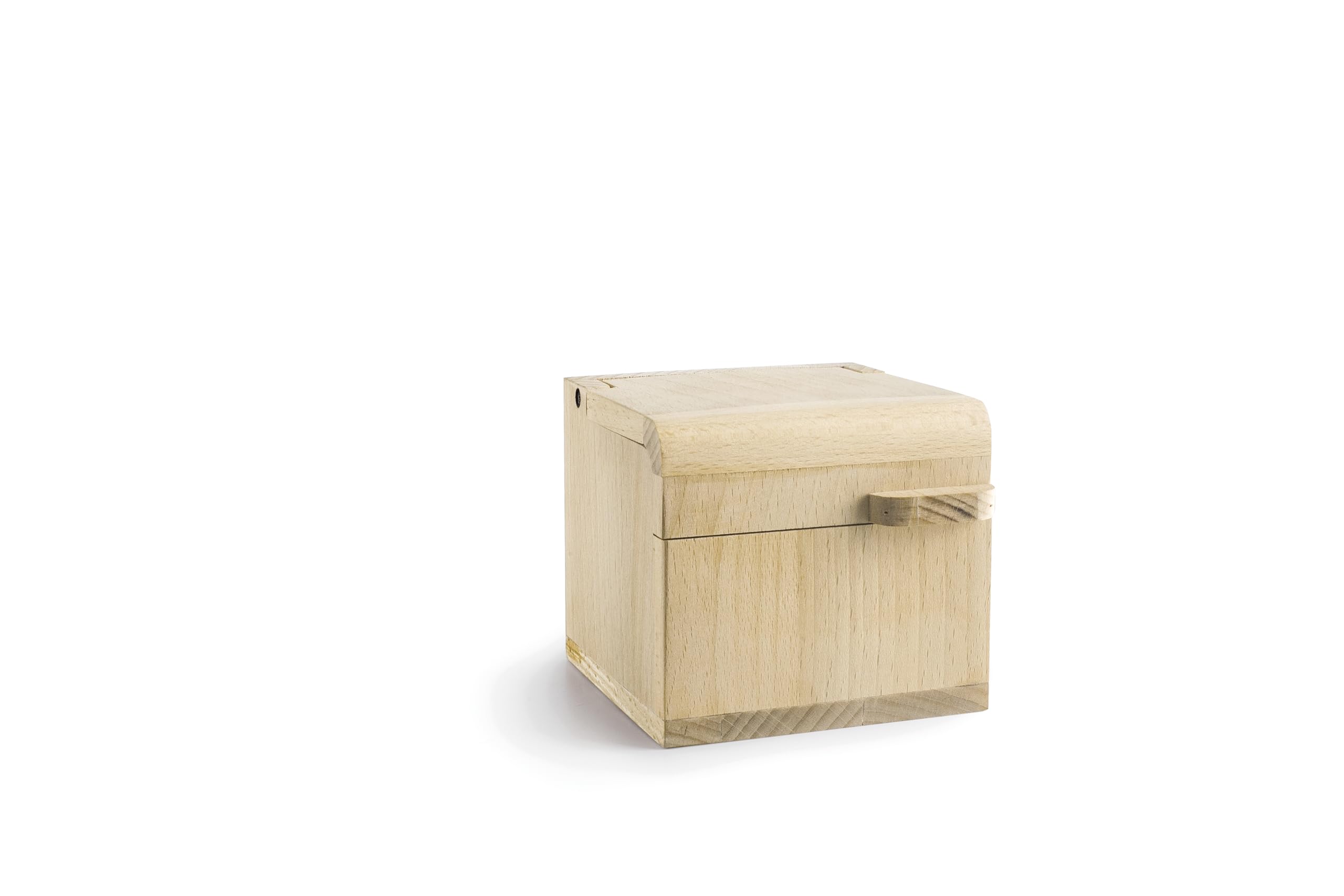 IBILI - Natural Quadro Salt Shaker, Beech Wood, 11x11x10cm