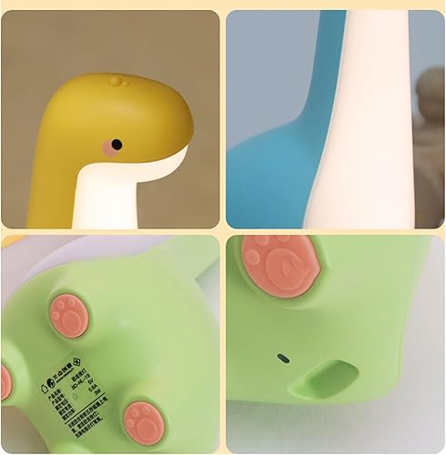 Miniatura 3 de Touch Control Dinosaur USB Night Lamp, Adjustable Brightness Ambient Lighting, Novelty Dinosaur Lovers for Various Spaces