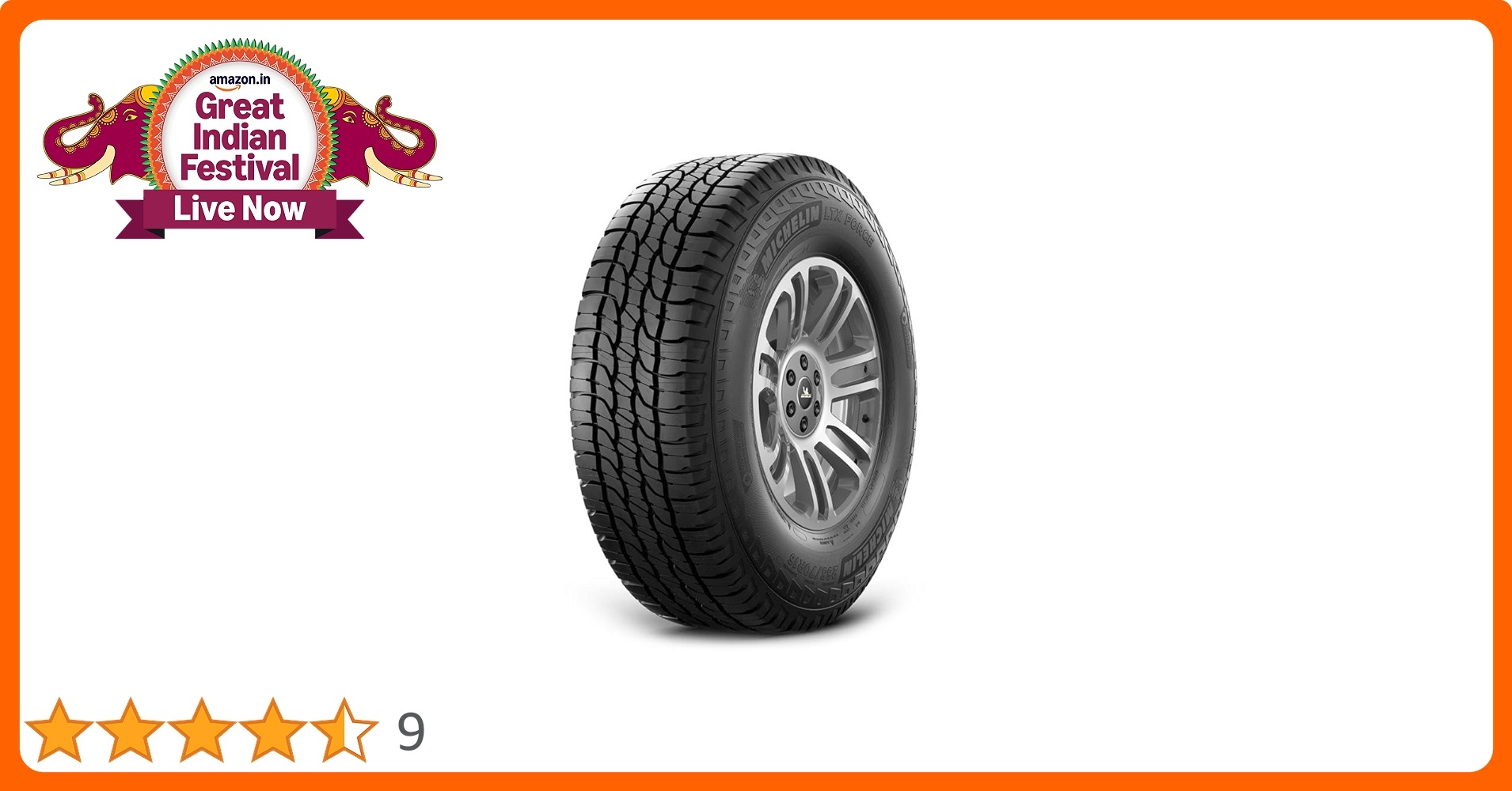 タイヤ・ホイール MICHELIN 265-65 R17 Michelin LTX Force 265/65 R17 112H Tubeless Passenger Car