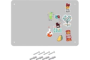 Kids Educational Novelty Large Notepad, Dry Erase & Chalkboard Interactive Magnetic Board for Wall