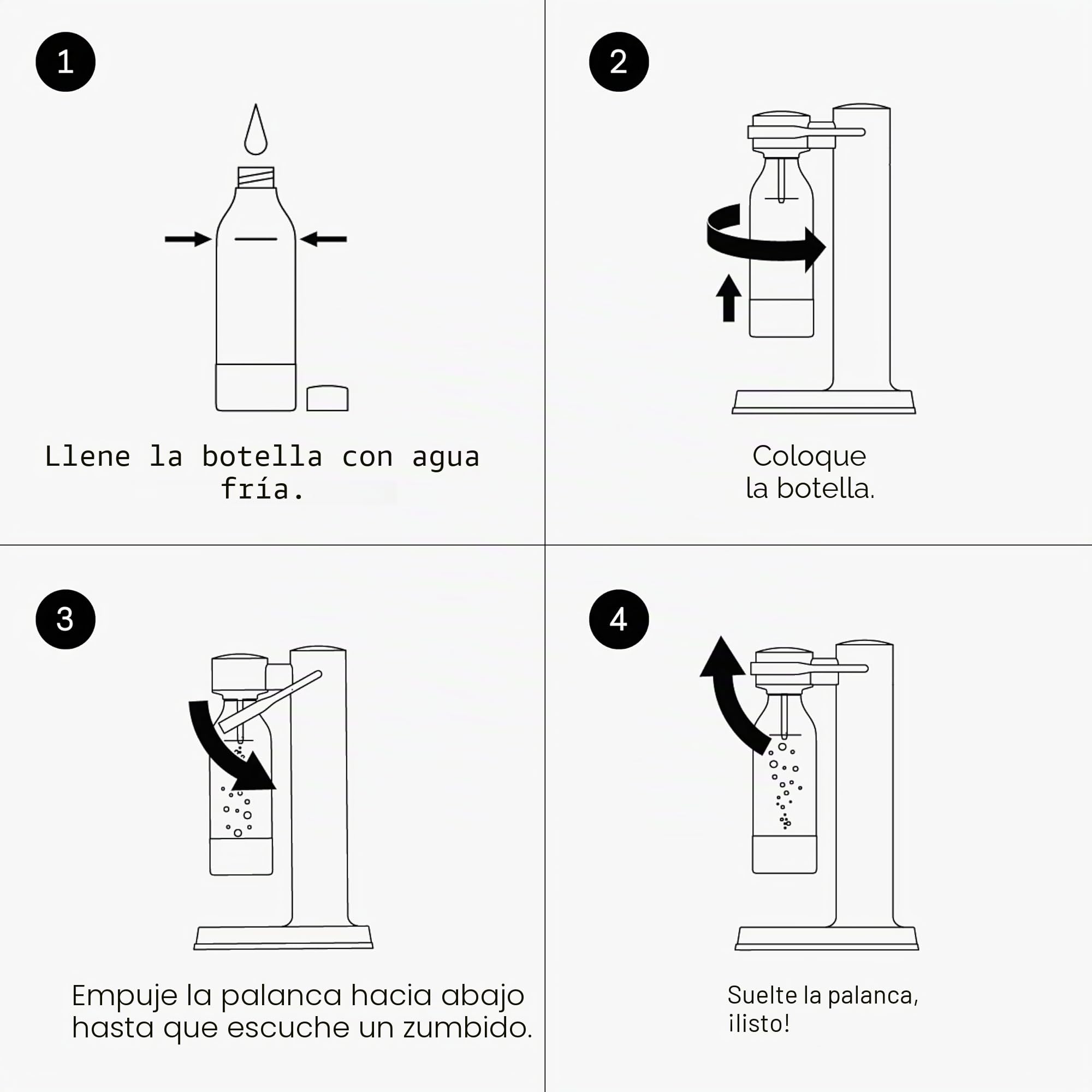 Aarke Carbonator 3 - Máquina de agua con gas en acero inoxidable, acabado gris mate + cilindro de 60 litros con CO2 renovable
