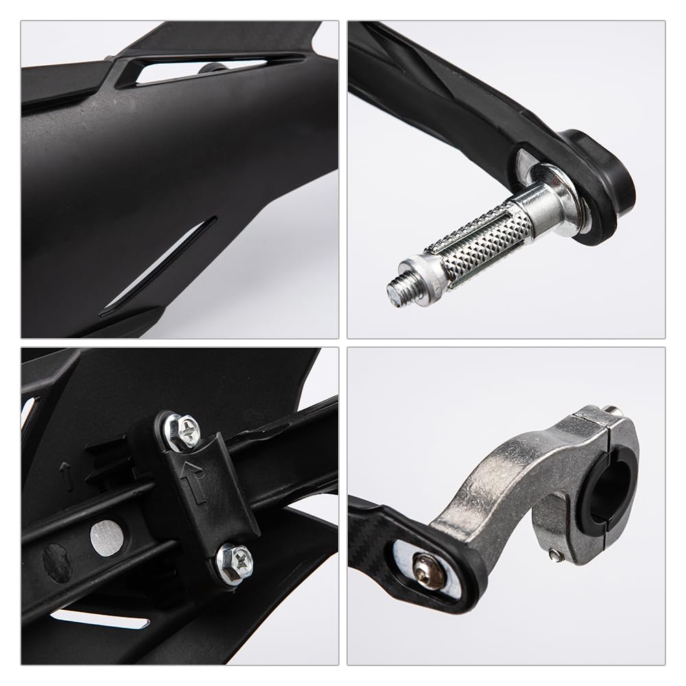 Protection des Mains Moto 22mm 25mm 28mm Bouclier Universel de Protection des poignées Moto Motocross Scooter Coupe-Vent Guidon équipement de Protection des Mains