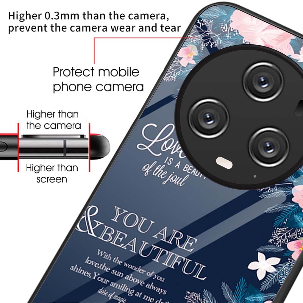 SEAHAI Coque Pour Honor Magic 5 Lite 5G (Magic5 Lite), Ultra Mince Élégant En Silicone Souple Motifs Colorés Housse Brillante Antichoc, Transparent