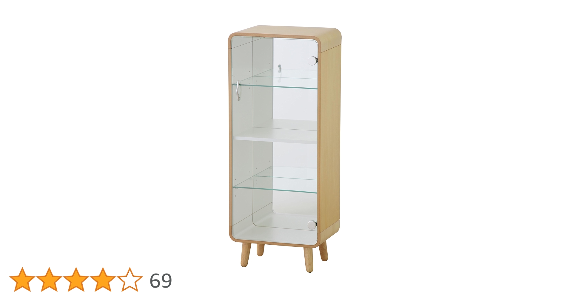 Amazon｜AZUMAYA コレクションシェルフ Lサイズ ナチュラル色 PT