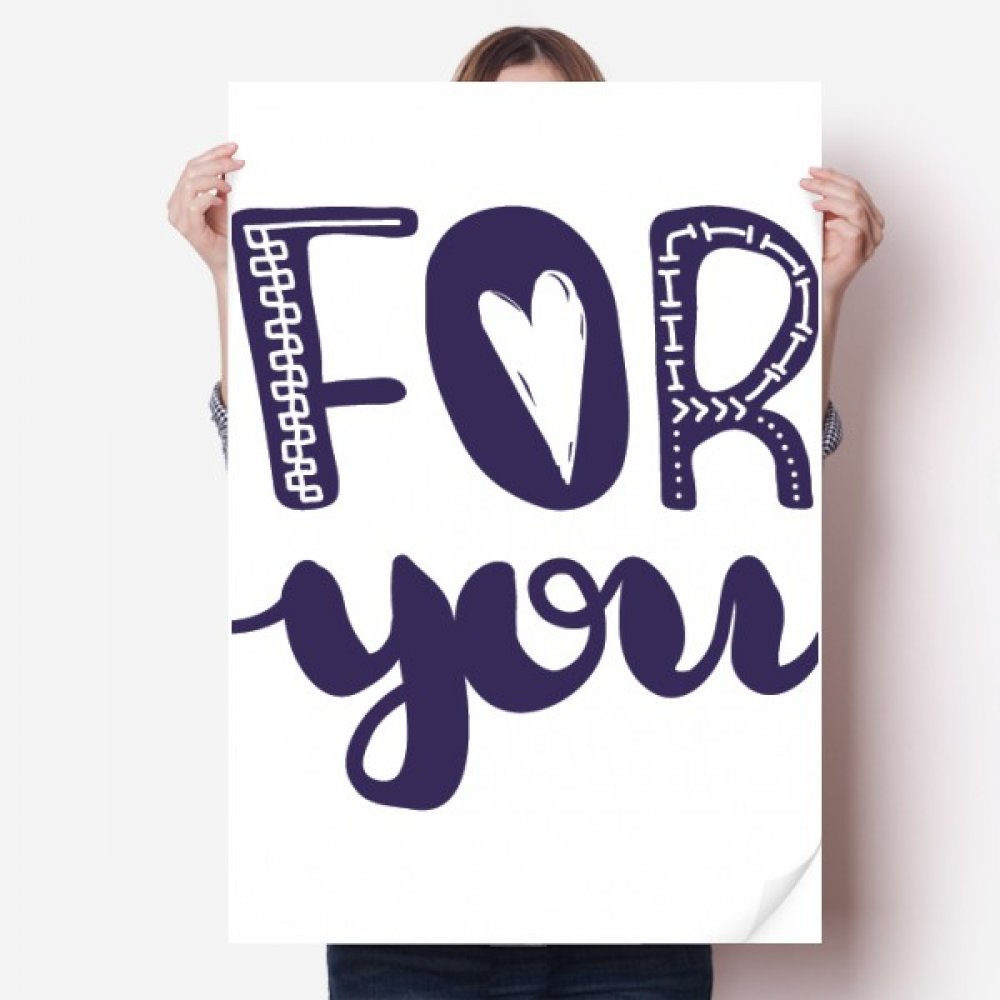 Autocollant de style handwrite pour poster DIYthinker 80x55 cm multicolor