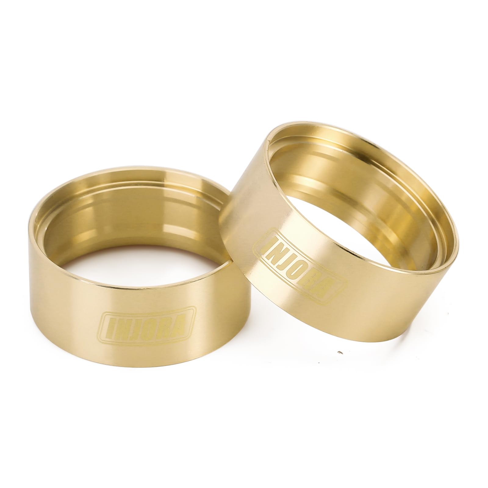 INJORA RC Brass Internal Beadlock Ring Clamp Ring 94g Wheel Weight Fit 1.9 Wheel Rim for 1/10 RC Crawler Axial SCX10 II 90046 TRX-4 VS4-10 Upgrade Parts, 2PCS โ image 1