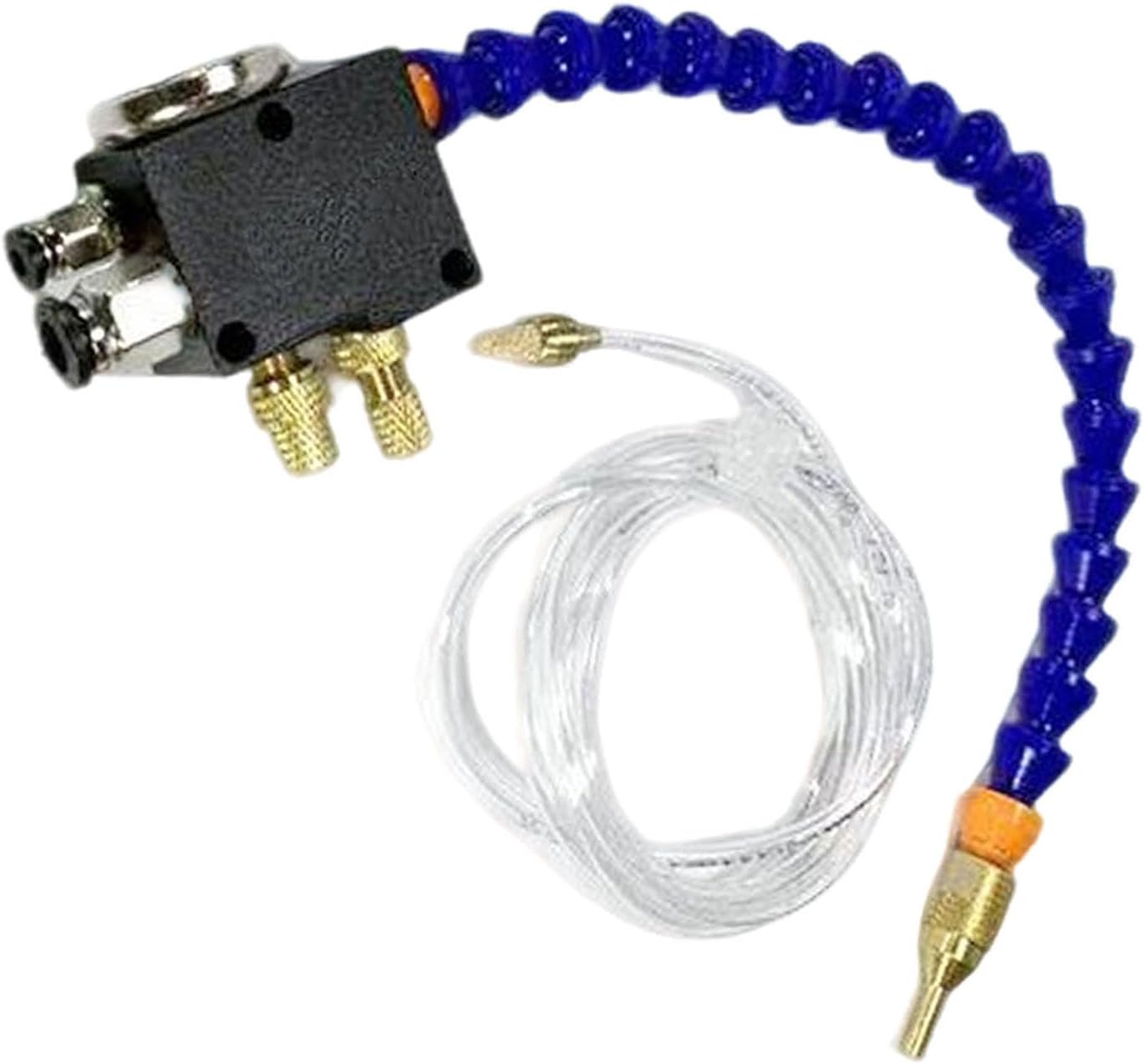 Round Plastic Flexible Water Oil Coolant Pipe Hose Adjustable for Lathe Milling,Water Cooling System
