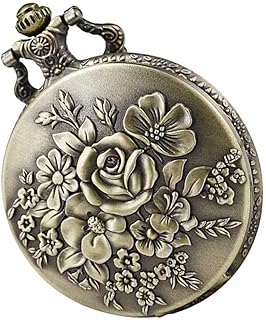 Relógio De Bolso Rosa Colar Rosa Relógio De Bolso Vintage Colar De Corrente Relógio De Bolso De Liga Liga Relógio De Bolso Relógio De Bolso Pingente De Relógio De Bolso Retrô