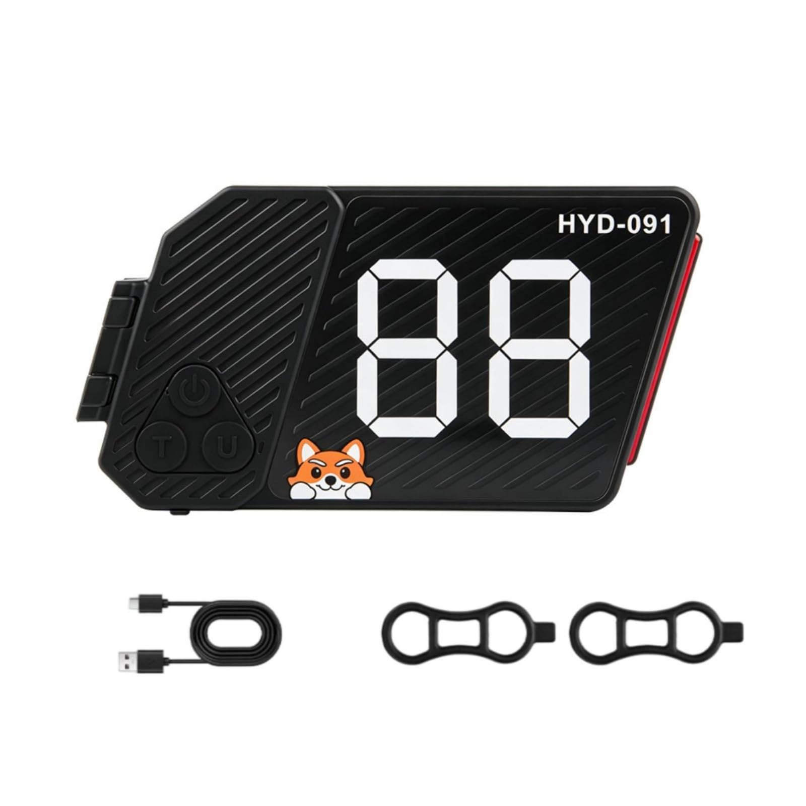 Glowing Bike Number Plate Personalized ID Sign Bike Tail Light Plate Day and Night Visibility LED Rear Cycle Light for Road Bikers, Cyclists, Black-picture-10