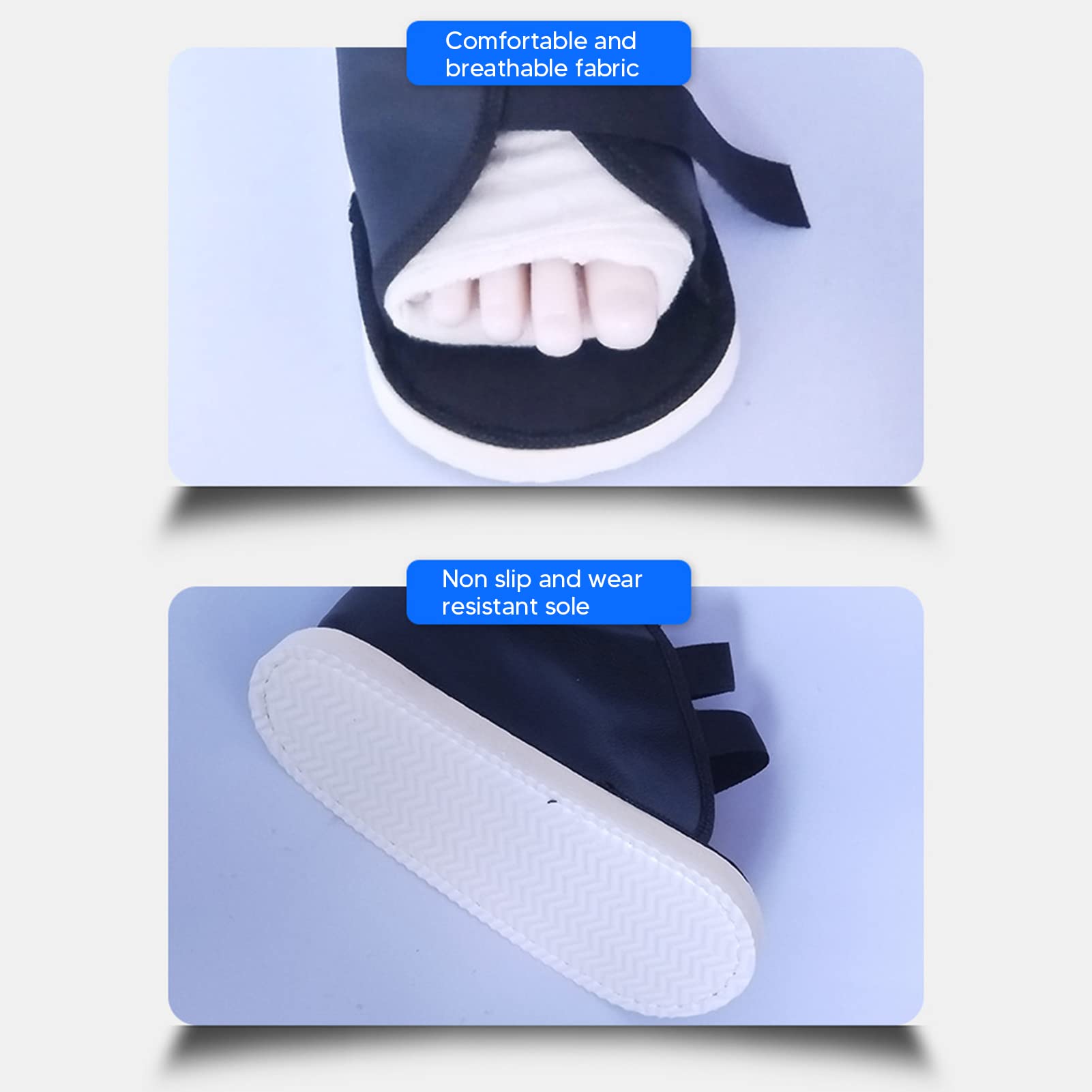 Zapato de Yeso para Caminar Zapato de Yeso, Zapato de Yeso Botas de Yeso para Fracturas Wa Pierna Soportes para Pies Equipo de Suministros de Salud Zapato Transpirable Zapato de Yeso para Pies (SG)