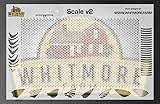 Whitmore Farm Scale v2 Mesh Fishing Lure Airbrush Stencil - Reusable 7.5 Mil Mylar Painting Template for Custom Baits