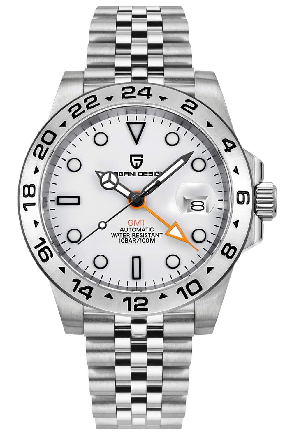 Pagani Design Uhren Herren GMT Automatik Automatik Mechanisch Analog Saphir Sport Wasserdicht Leuchtend Handgelenk Uhr