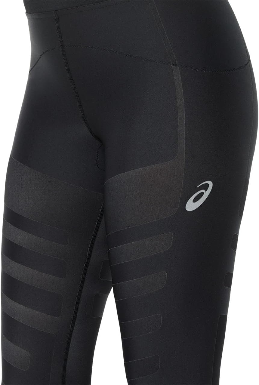 ASICS アシックス 黒 ランニングタイツ　M ASICS アシックス メンズ 陸上/ランニング ロングスパッツ