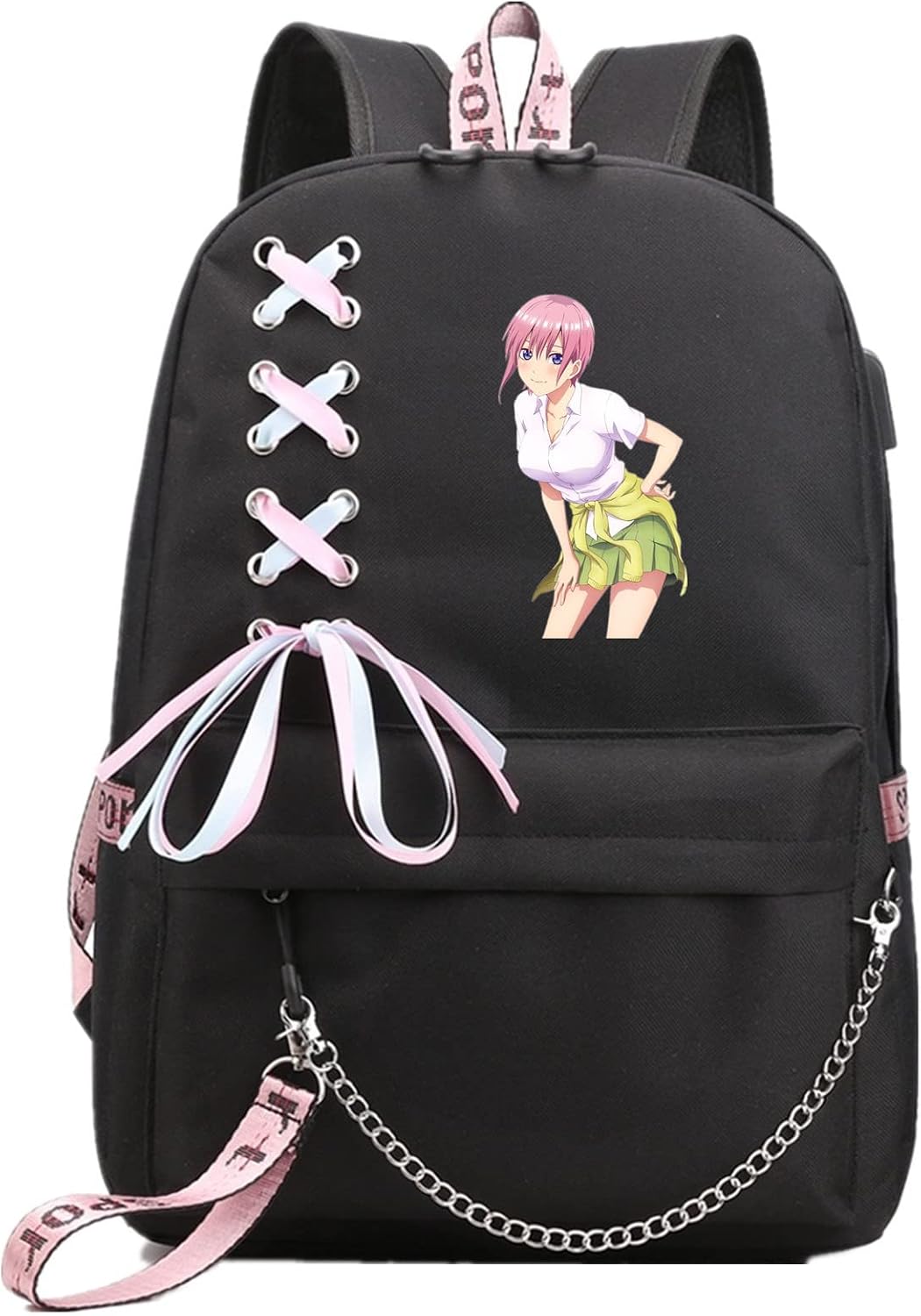 ISaikoy Anime The Quintessential Quintuplets Backpack Shoulder Bag Bookbag Student School Bag Daypack Satchel 16