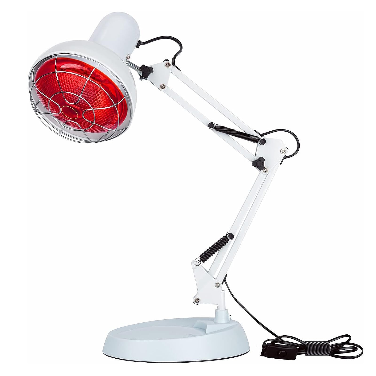 Rotlichtlampe, Infrarotlampe Wärmelampe 150W, Rotlichtlampe Wärmelampe, Infrarotlicht-Rotlicht-Wärmelampen Set