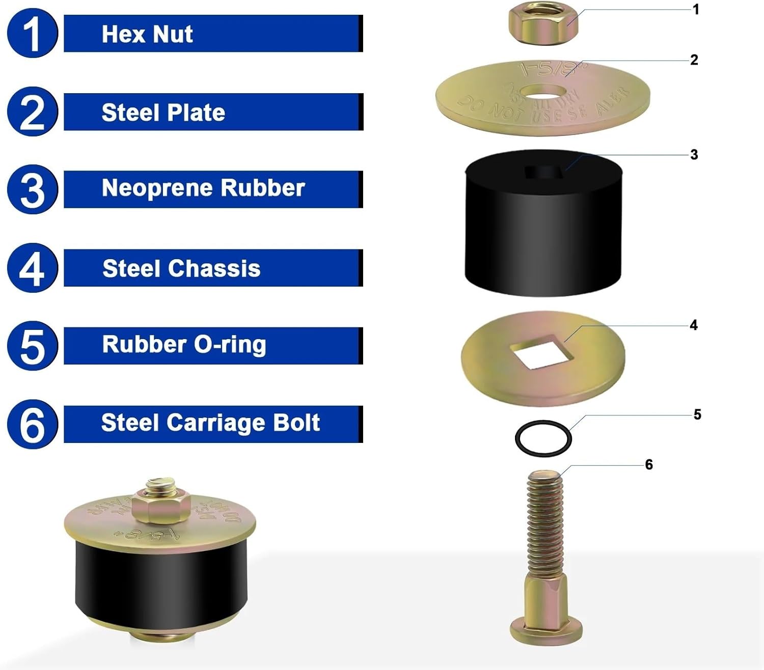 Rubber Expansion Plug Automotive Engine Expandable Freeze Rubber Plugs for Vehicle and Other Vehicles