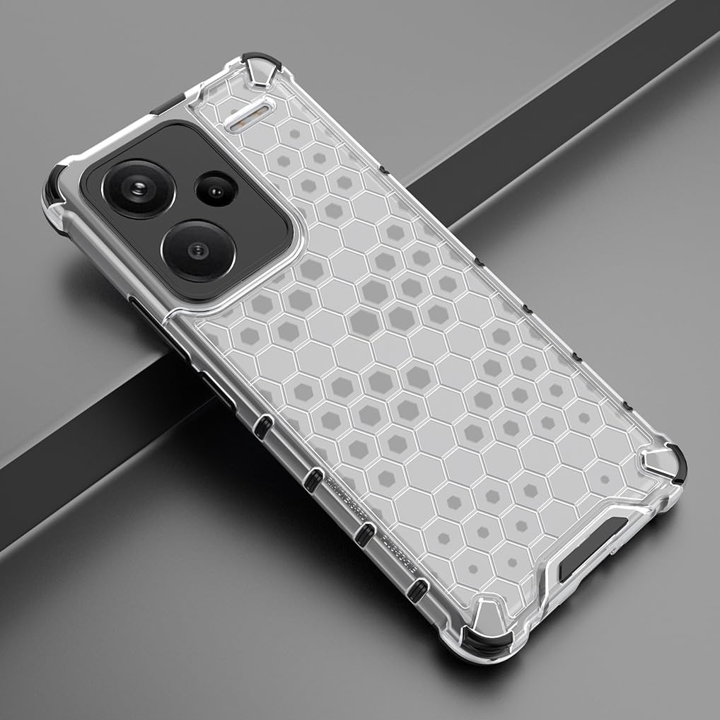 SEAHAI Cover per Xiaomi Poco X6 PRO 5G, Silicone Morbido Ultra Sottile Custodia, Ibrido TPU Cover Cuscino d'Aria Tecnologia Paraurti in Gel Custodia a Protezione Completa - Nero