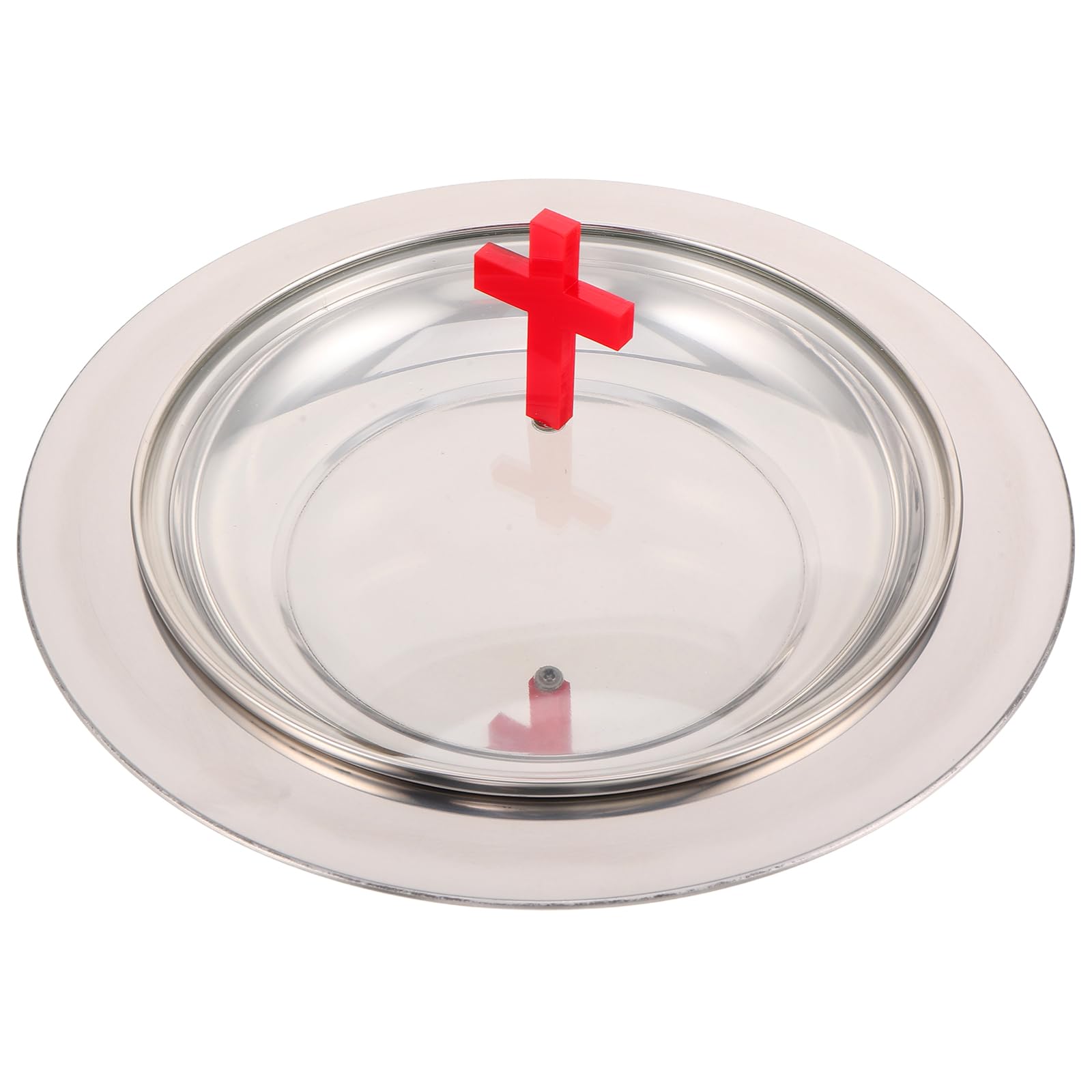 Plateau de Sainte Communion anti-poussière : assiette de service pour église propre