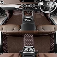 Premium 7D Car Mat for Toyota Urban Cruiser Hyryder || Luxury Leather Double Car Floor Mat Complete Set || 100% Waterproof and Washable || Coffee