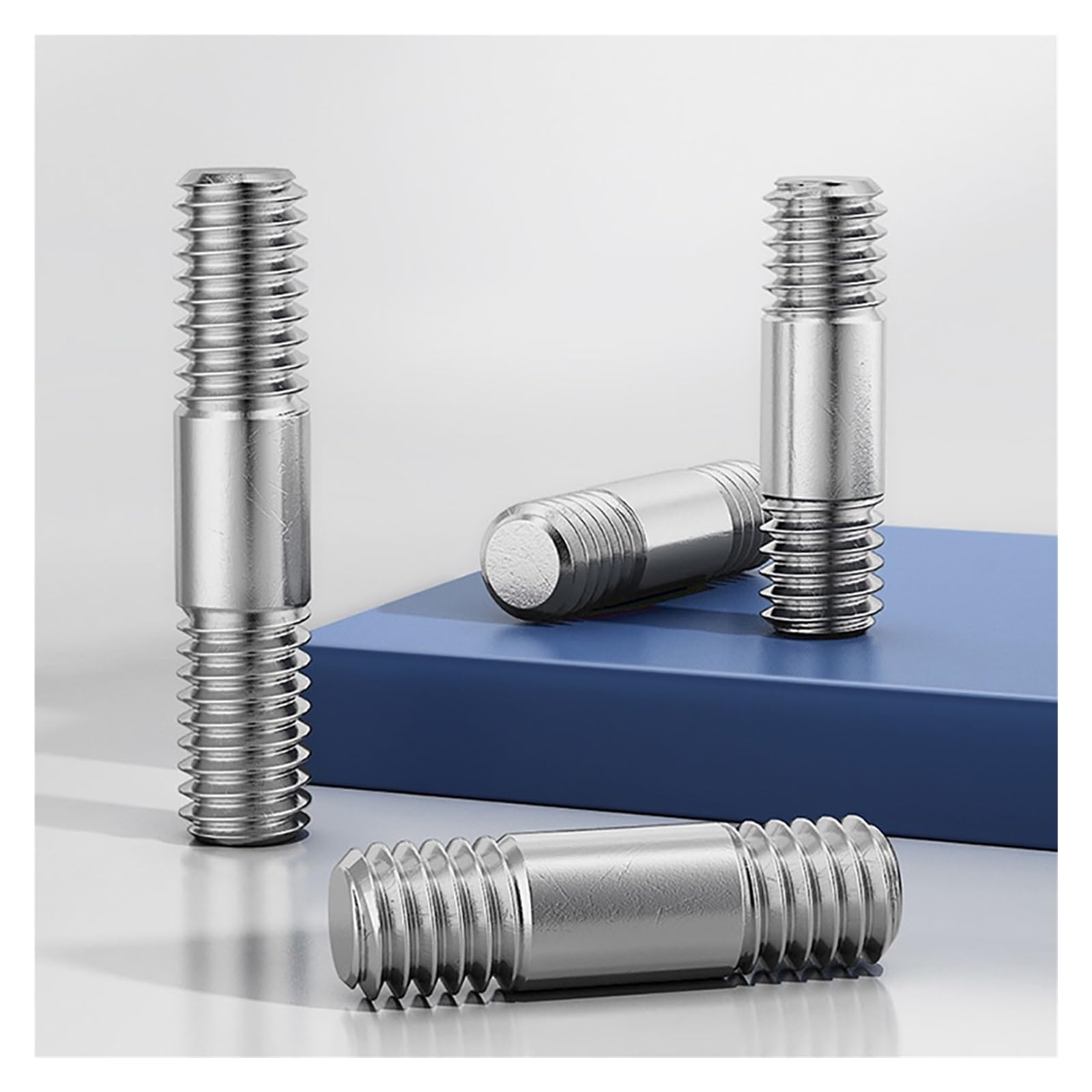 Tiges filetées à double tête en acier inoxydable 304 M3-M6 A2-70 - Goujons filetés à double tête(M6 x 140mm 10 Pcs)