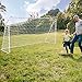 ZENY 12'x6' Portable Soccer Goal for Backyard Kids Adults Soccer Net and Frame for Home Backyard Practice Training Goals Soccer Field Equipment