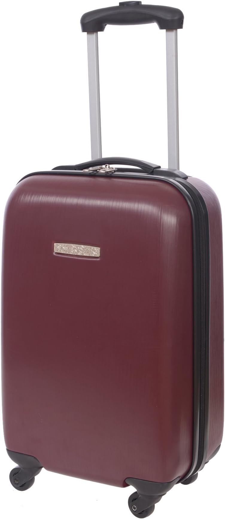 Renwick 20 Inch Hardside Lightweight Luggage Spinner Carry On Suitcase (Burgundy)