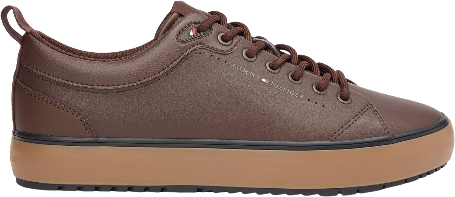 Tommy Hilfiger Harlem Core Cleat Lth Mix Fm0fm05702, Basso Top Uomo