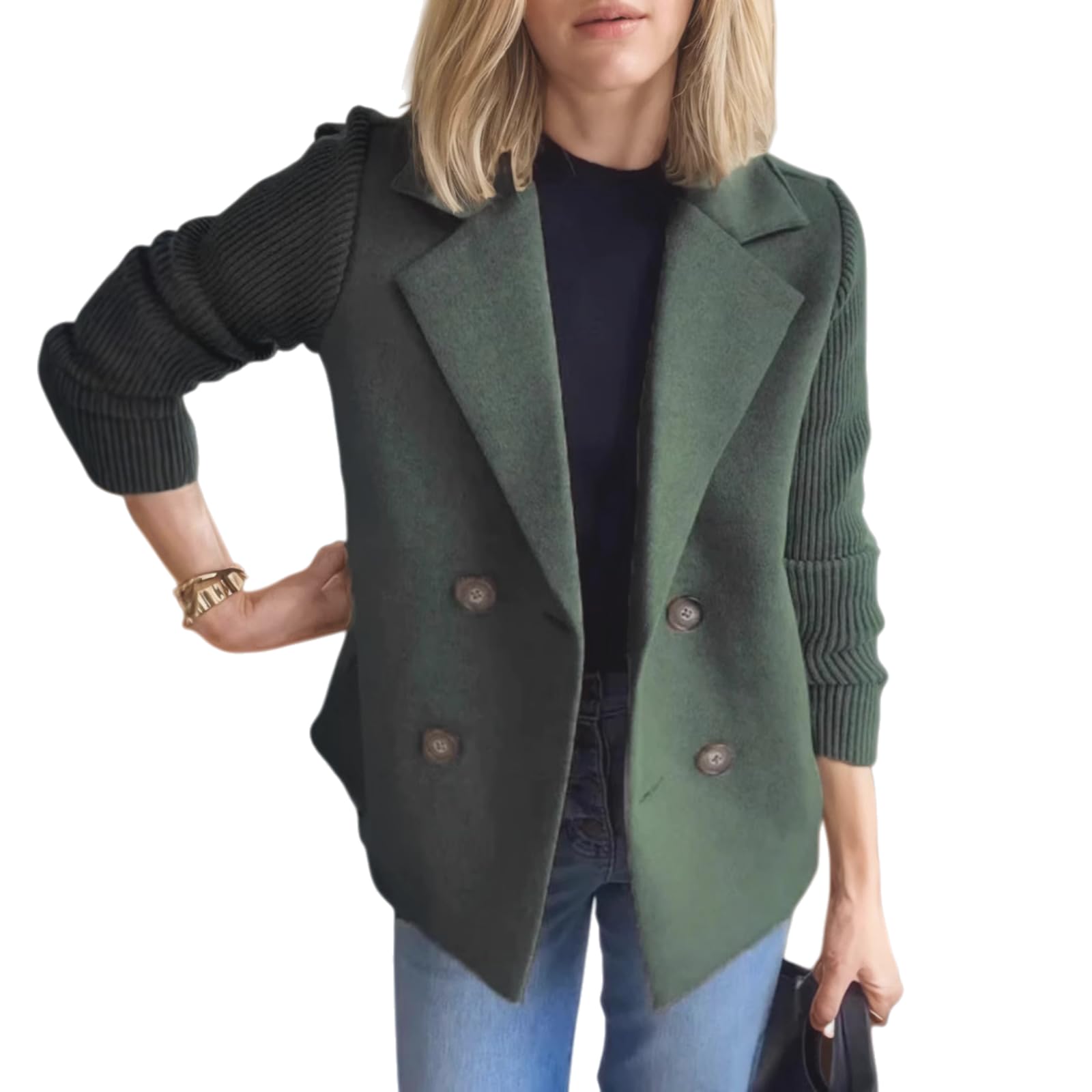 Womens Blazer Business Casual Open Front Long Sleeve Suit Jacket Fall Fashion Outfits Office Work Blazers for Women