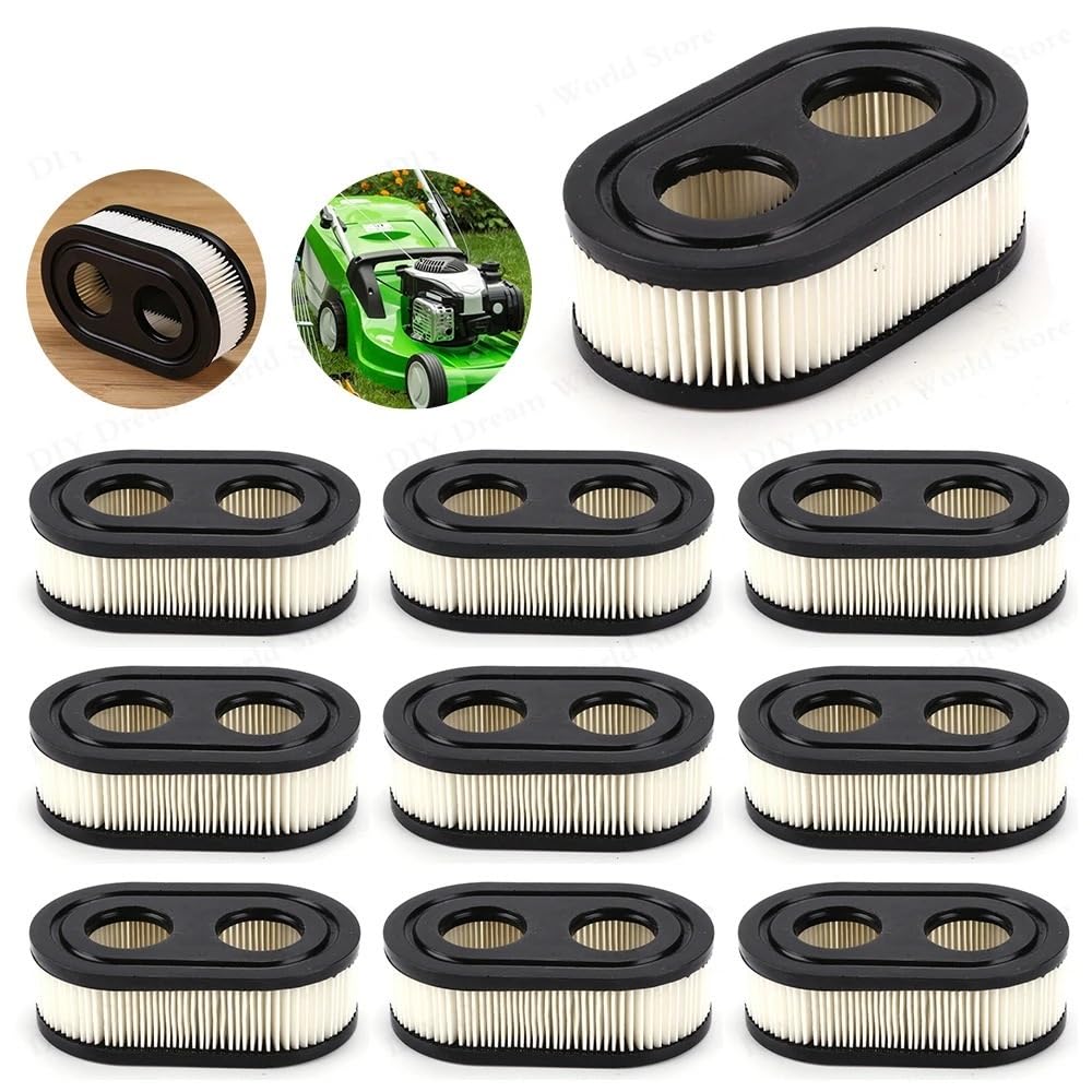 Filtro de Aire for cortacésped Compatible con los Motores 593260, 798339 y 798452. Repuesto for cortacésped K. Herramientas de Limpieza for jardín.