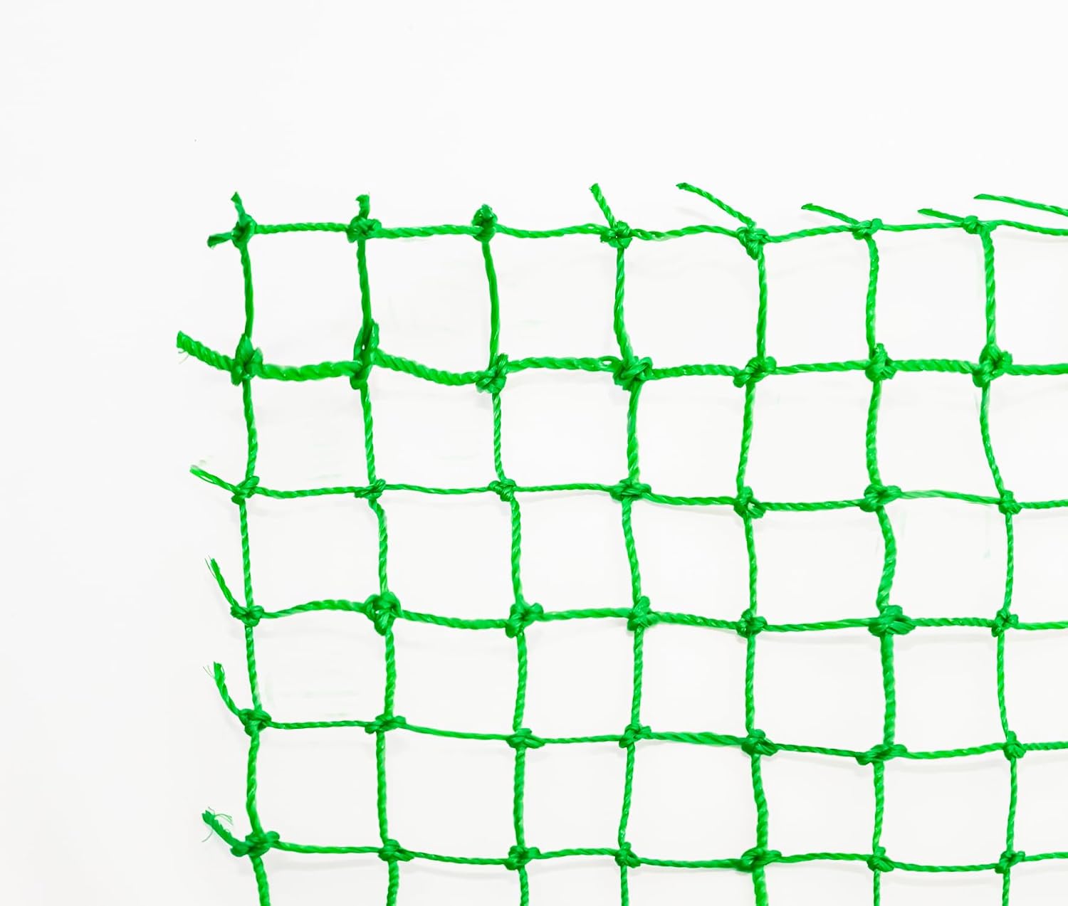 Heavy-Duty Protective Netting, 1 in (25 mm) Mesh, Green – Fray-Resistant, Cut-to-Size Net for Ball Sports, Bird Control, Animal Protection, Fence & DIY Use