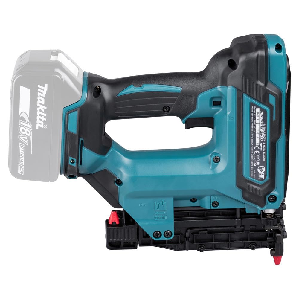 Makita Clavadora LXT de iones de litio DPT353Z de 18 V, baterías y cargador no incluidos