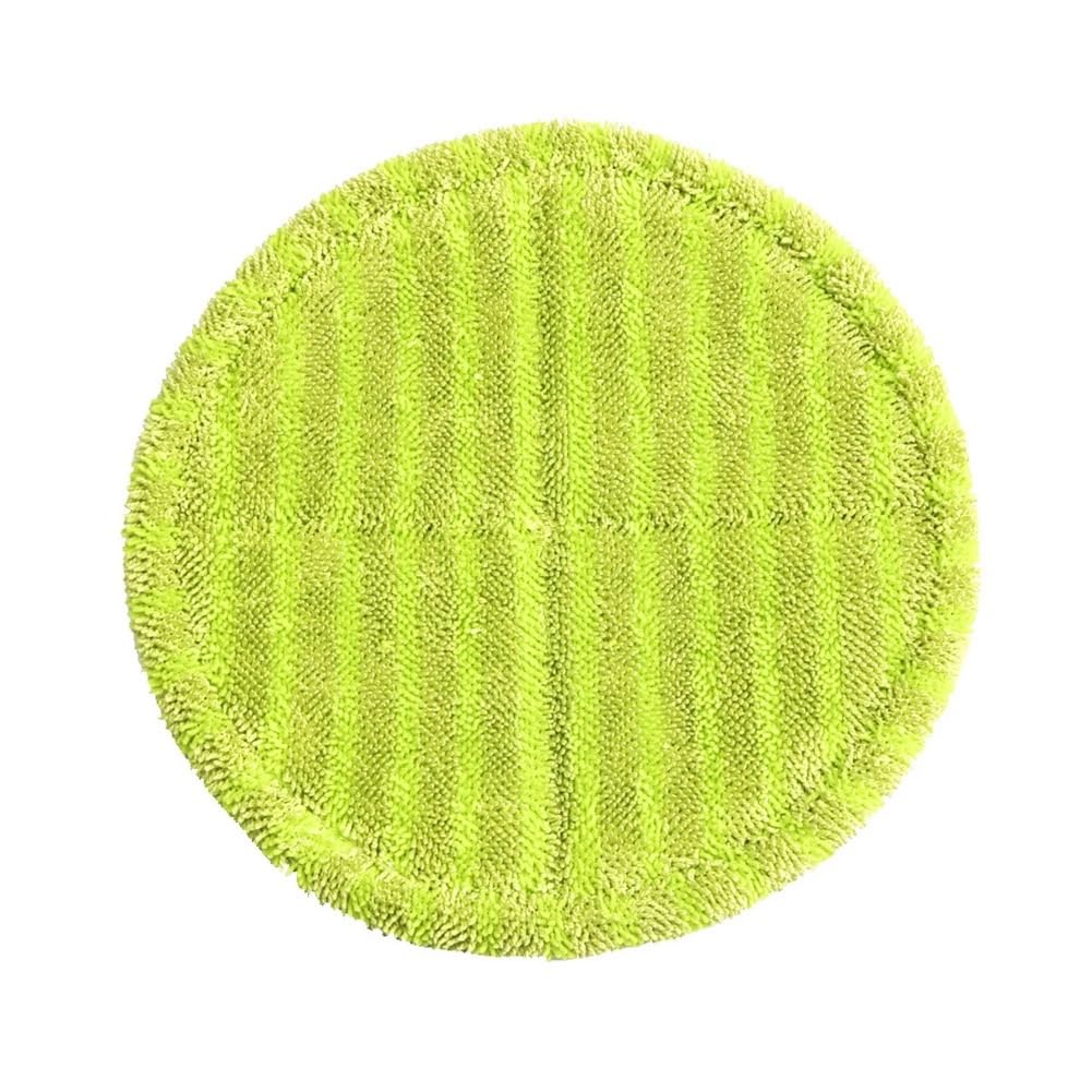Chiffons ronds en microfibre de 16cm, 12 pièces, chiffons de vadrouille électriques à usage sec et humide, accessoires de remplacement for le nettoyage des sols Remplacement du tampon du robot