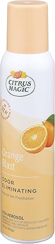 Miniatura 2 de Citrus Magic Ambientador en aerosol natural que elimina olores, naranja fresca, 3 onzas, 3 onzas líquidas (paquete de 1), 3 onzas