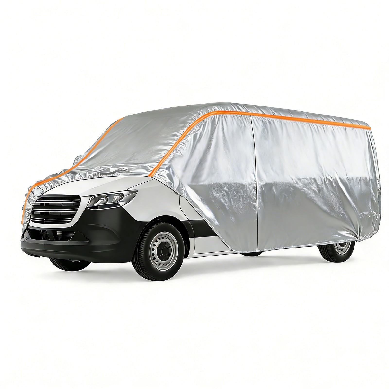 Fundas De Coche para Ford Transit Custom Nugget/Kombi L1 Van 2023-2025, Anti-UV, Resistente Al Polvo Lluvia Nieve protección para Todo Tipo de Clima