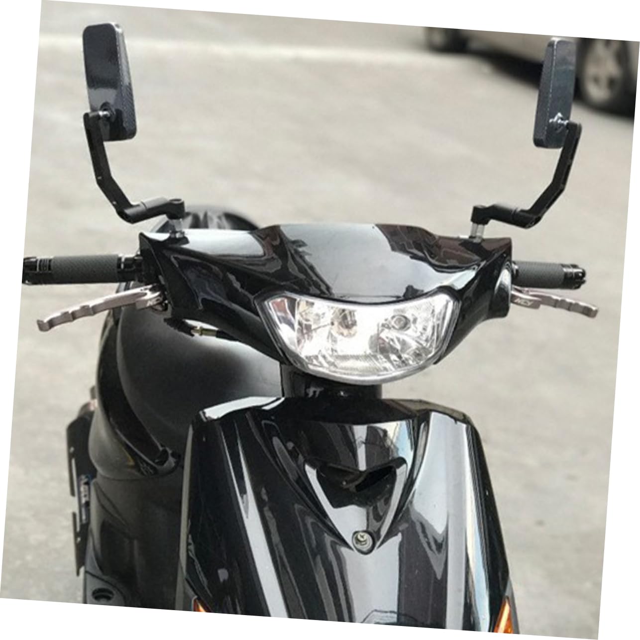 Didiseaon Rétroviseurs Latéraux pour Moto Rétroviseurs Modifiés avec Miroir Haute Définition Accessoire Polyvalent pour Guidon