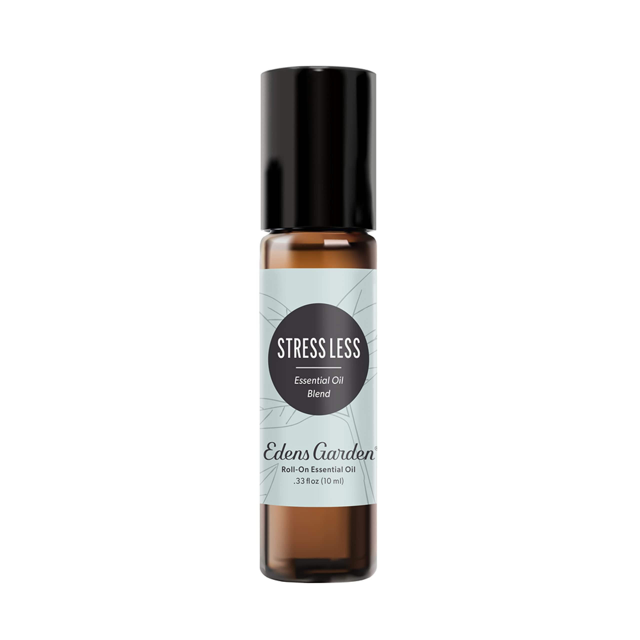 Edens Garden Stress Less Essential Oil Roll-On Blend- 100% Pure Premium Grade, Natural, Therapeutic, Aromatherapy, Kid & Skin Safe, The Best for Comfort, Relaxation Pre-Diluted 10 ml (.33 fl oz)