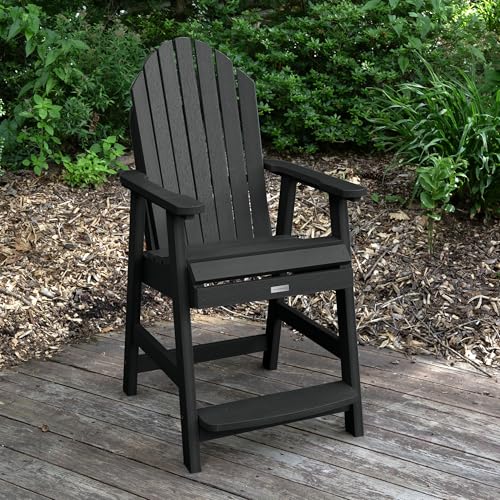 Image of Highwood 5 Piece Hamilton Square Counter Height Dining Set, Black