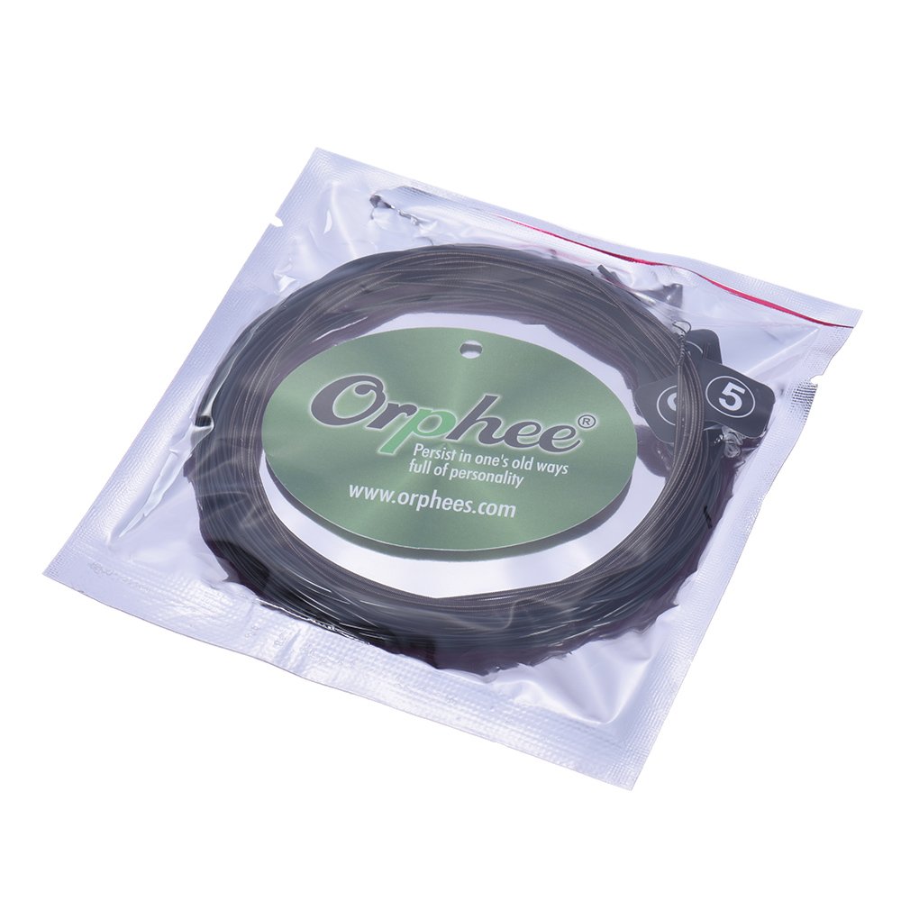 southdeep Juego completo de 10 cuerdas de repuesto NX35C de nailon negro para guitarra clásica, tensión dura 028-045
