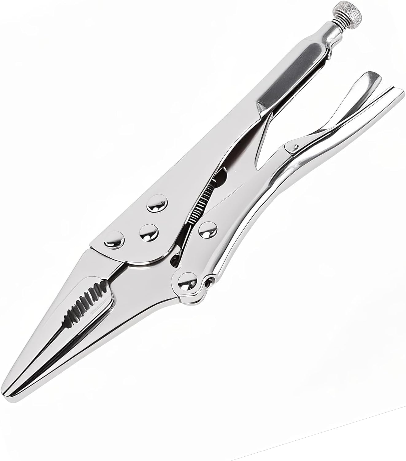 Needle Nose Vice Grips 9 inch,Spring-Loaded,Anti-Rust,One-Handed Operation.