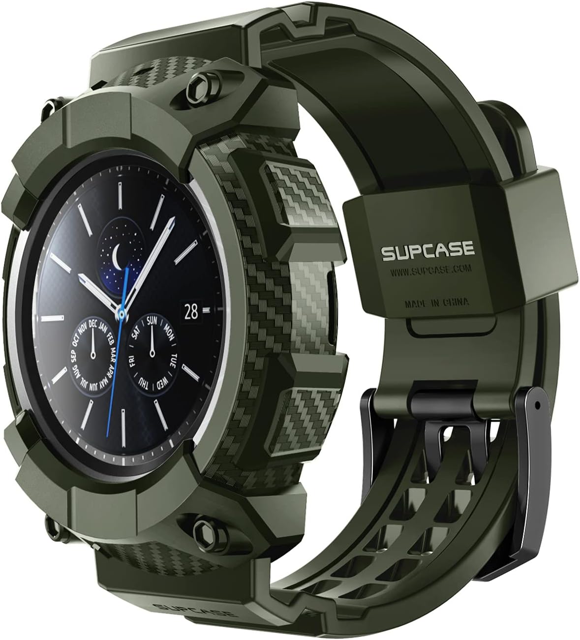 SUPCASE [Unicorn Beetle Pro] Series Case for Galaxy Watch 3 [45mm] 2020 Release, Rugged Protective Case with Strap Bands