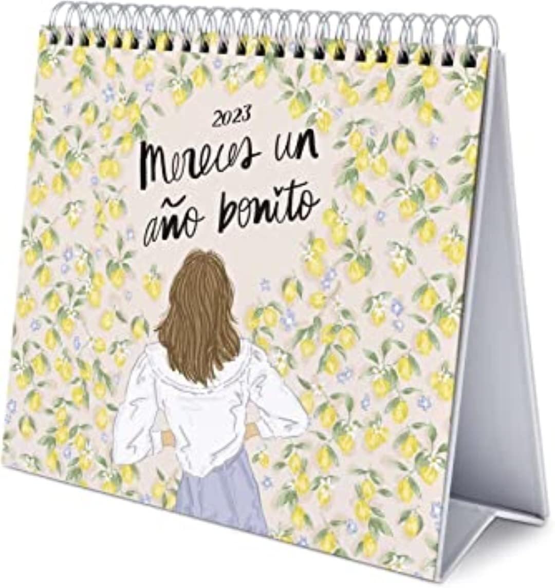 Grupo Erik Official Ana Marin Desktop Calendar 2023-12 Month 2023 Planner - Cute Stationery (CS23022) - 7 x 8 inches / 18 x 20 cm