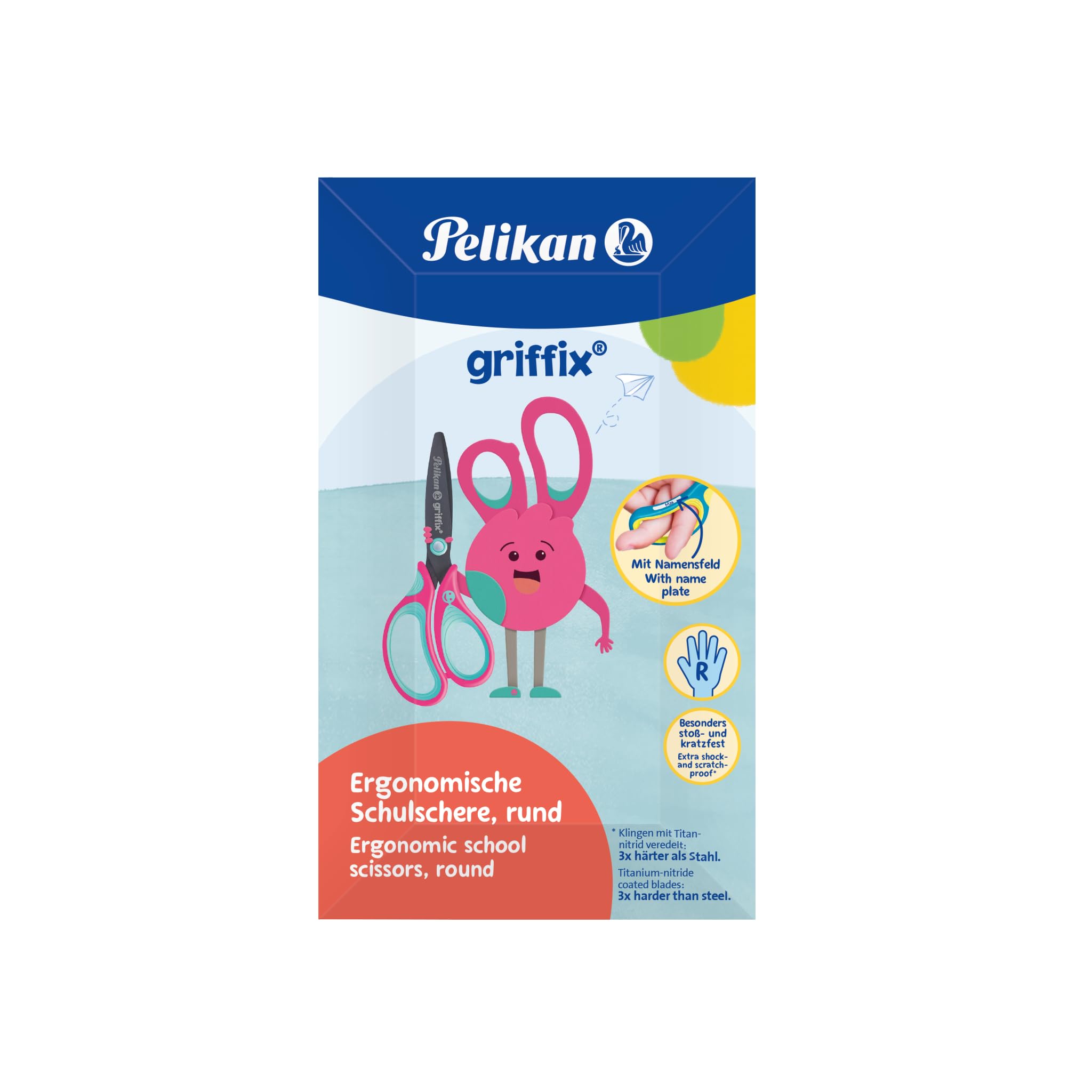 Pelikan 819121 Nożyczki, Różowy, 5.3 cm