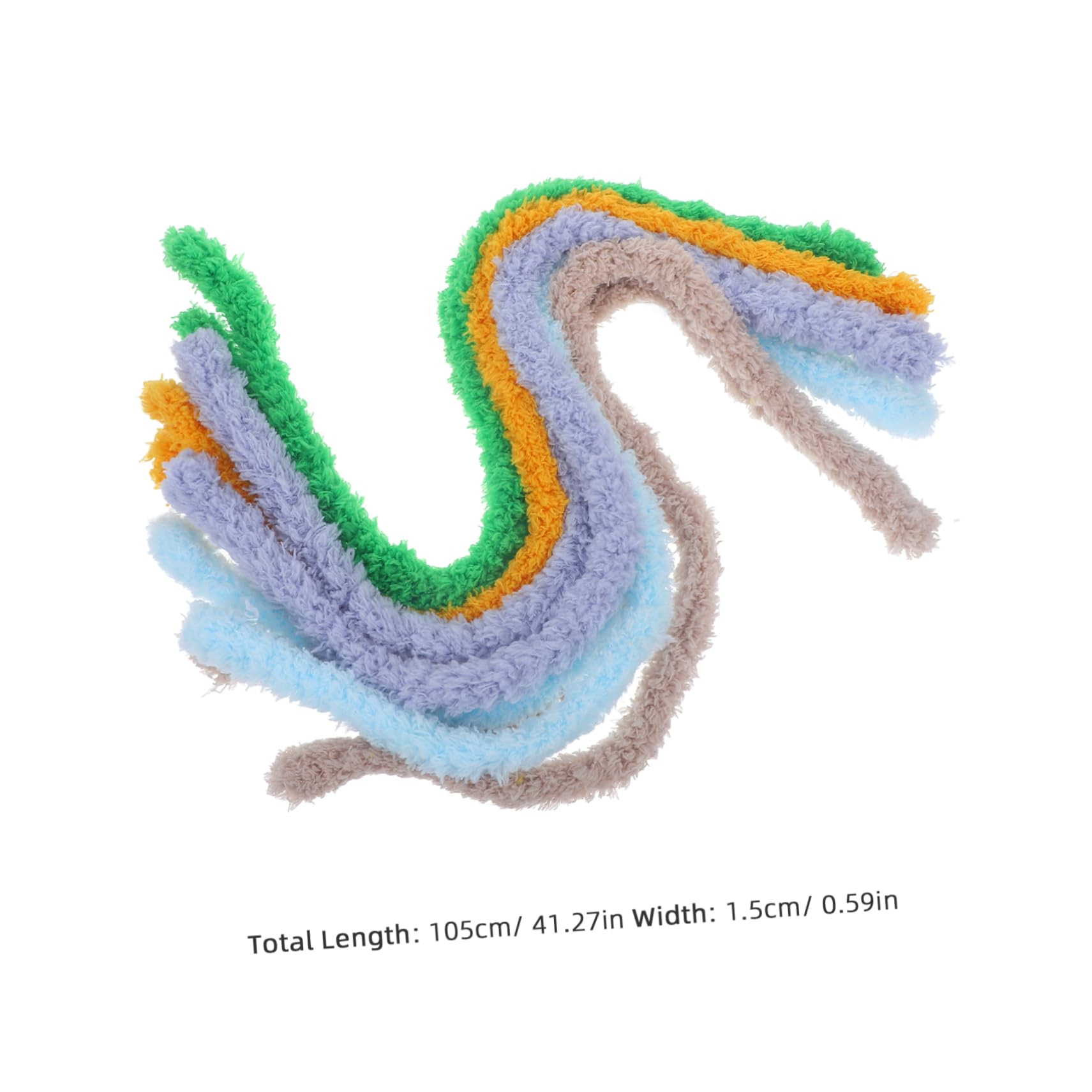 VANZACK Handmade DIY Accessory Kit 5pcs Pink Purple Pipe Cleaners Twisting Stick Material for Boys and Girls Plush Toys Party Supplies