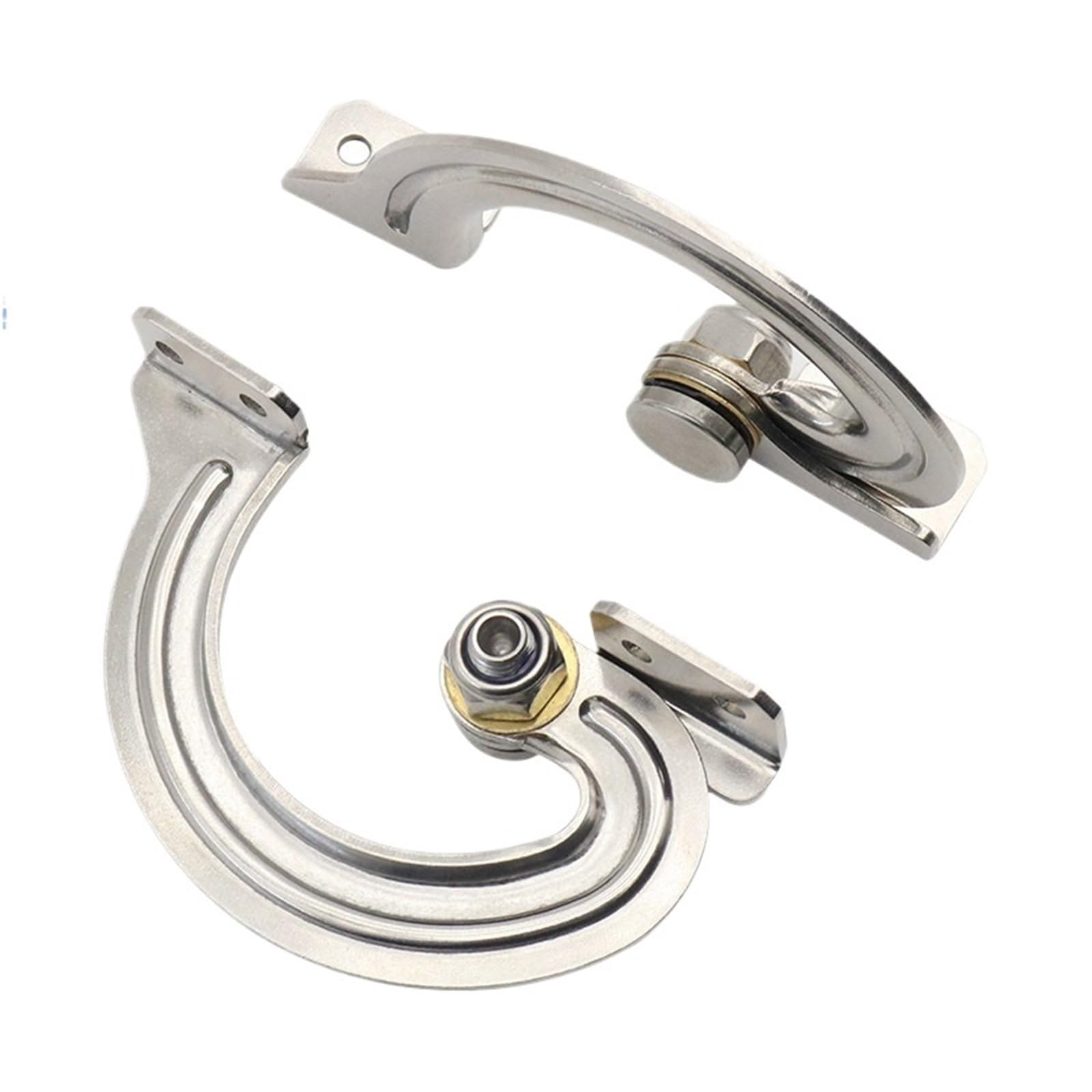 Machinery Equipment Internal Brake Type Hinge I-Shaped Torque Stainless Steel Hinge 1Pcs(304 SS-0.5N.m-L)