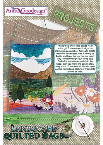 Anita Goodesign Embroidery Designs Projects Landscape Quilted Bags