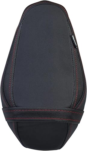 Miniatura 6 de Midimttop Touring Soft Waterpfroof Leather Front Driver Seat,Rear Passenger Seat Cushion Seat Pad Rear Pillion Seat fit for Ka-wa-sa-ki Z900 Z-900