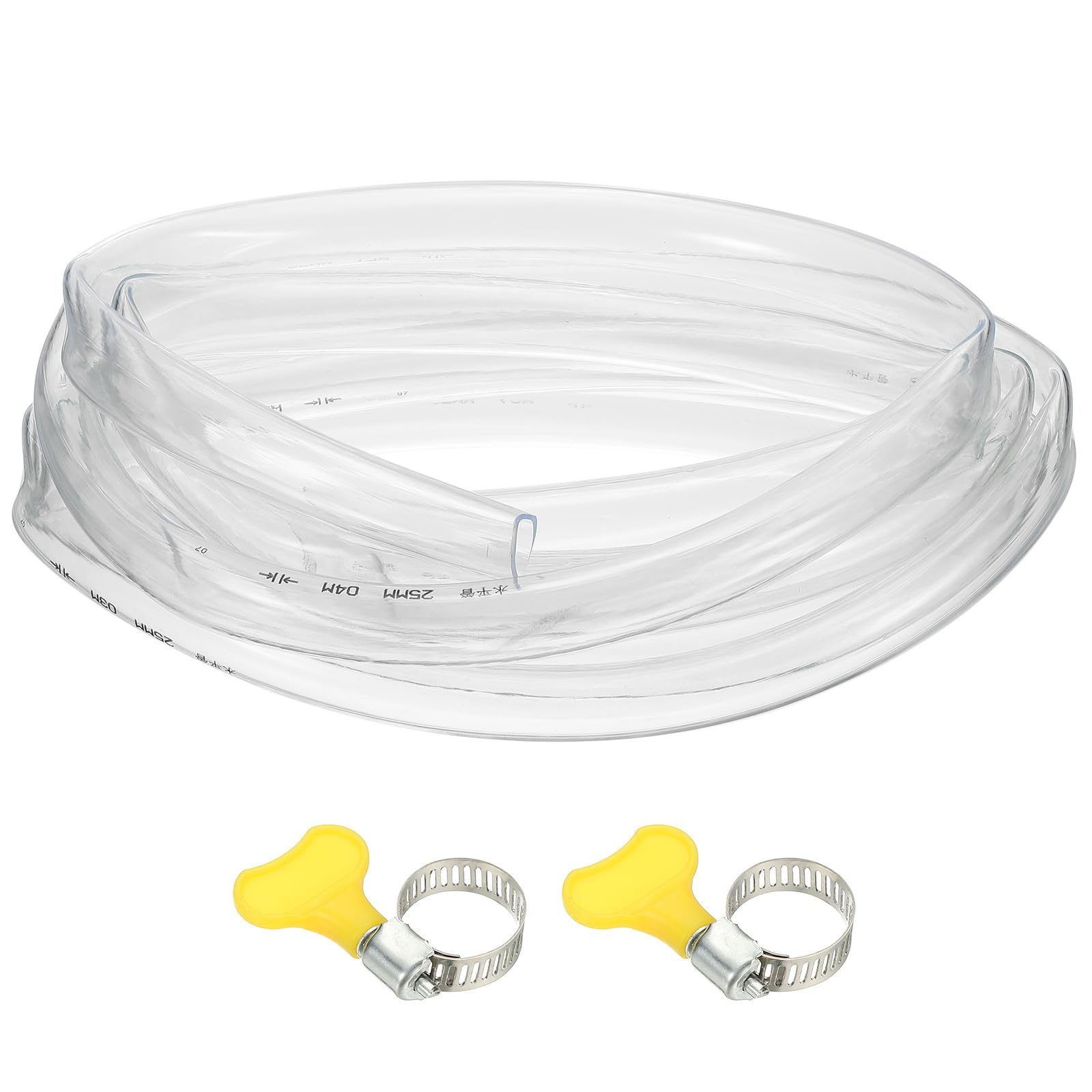 Tube en plastique transparent en vinyle souple PATIKIL 5m, solution contre les pliures de tuyau