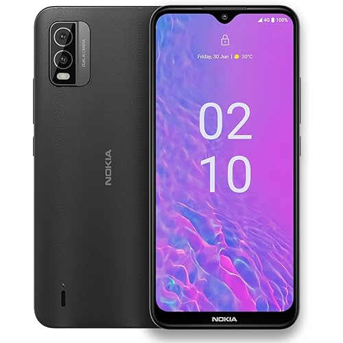Nokia C210 | T-Mobile, AT&T, Cricket | Android 13 | Unlocked Smartphone | All Day Battery | US Version | 3/32GB | 6.3-Inch Screen | 13MP Dual Camera | Charcoal