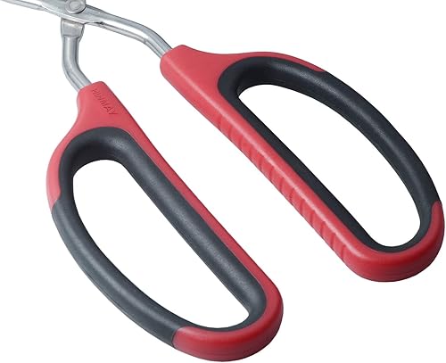 Miniatura 3 de HINMAY Pinzas de tijera extra largas de 16 pulgadas de acero inoxidable para parrilla